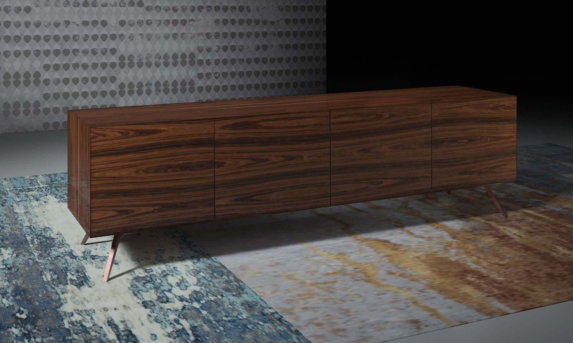 Madia Linea in vero legno by Riflessi